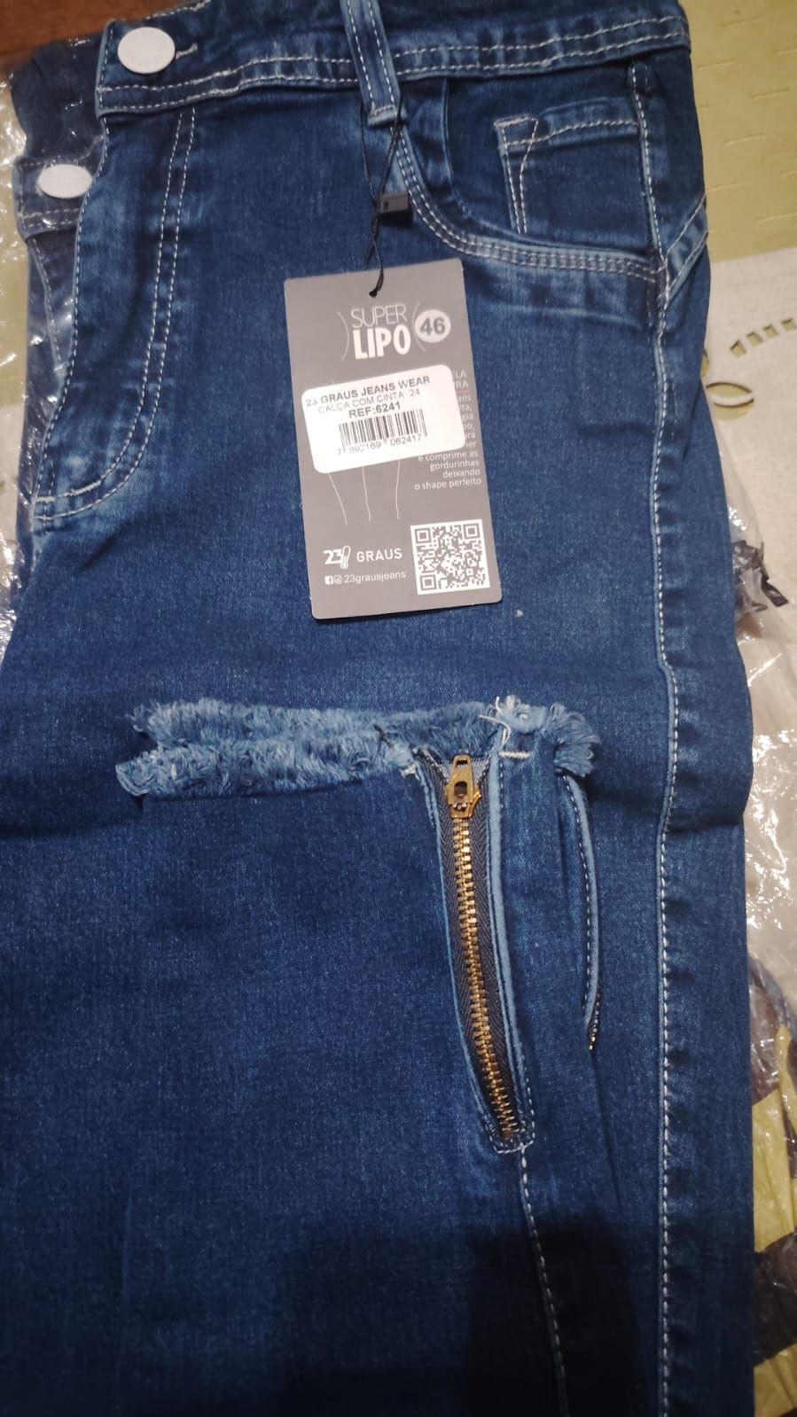 Jeans Modelo Skinny con Faja Interior